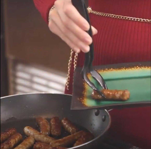 Grab A Bite with sausage easy to grab from the pan